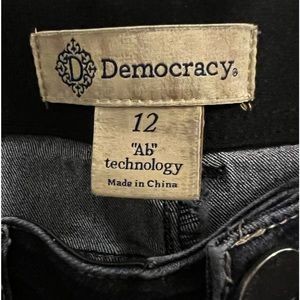 Democracy itty bitty boot cut jeans size 12